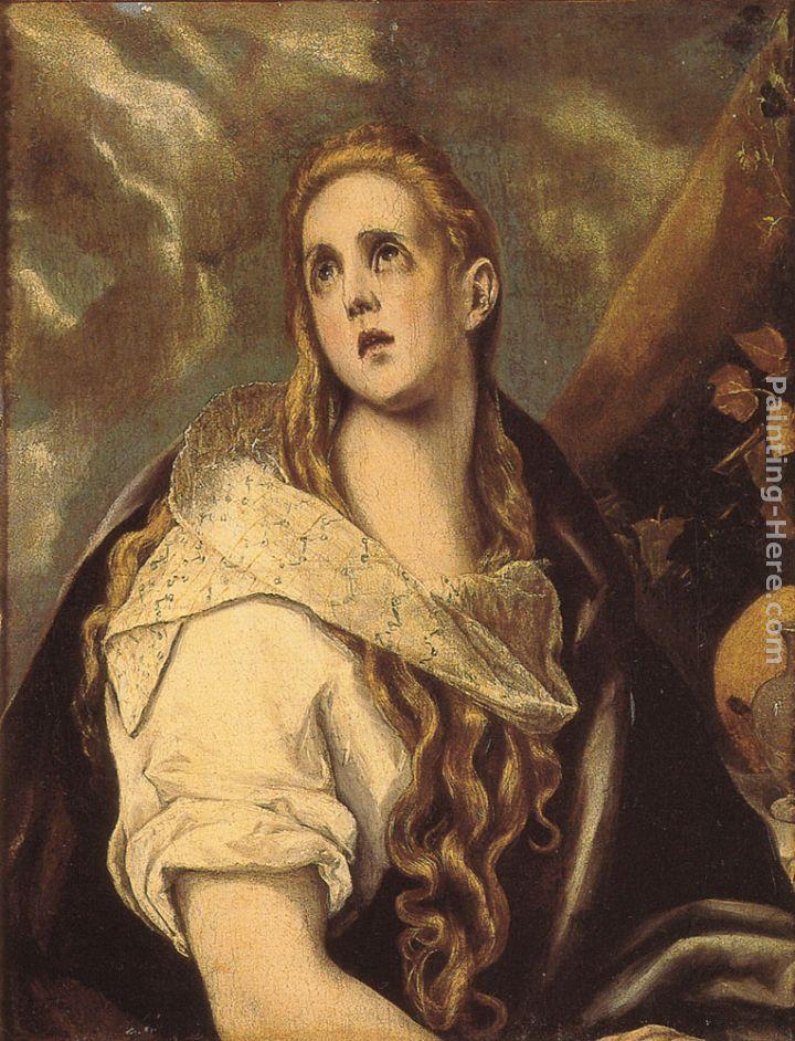 El Greco The Penitent Magdalene